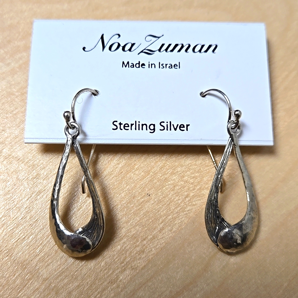 Noa Zuman Teardrop Shape Sterling Silver Earrings